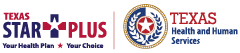 Texas Star plus and Texas health and human services logo